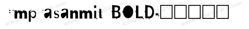 Cmprasanmit BOLD字体转换